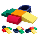 5-Piece Tzechkii Toddler Soft Play Foam Climbing Blocks Toys