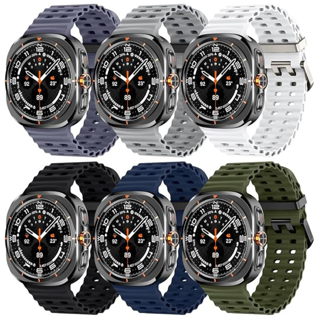 6-Pack Marine Sport Band For Galaxy Watch