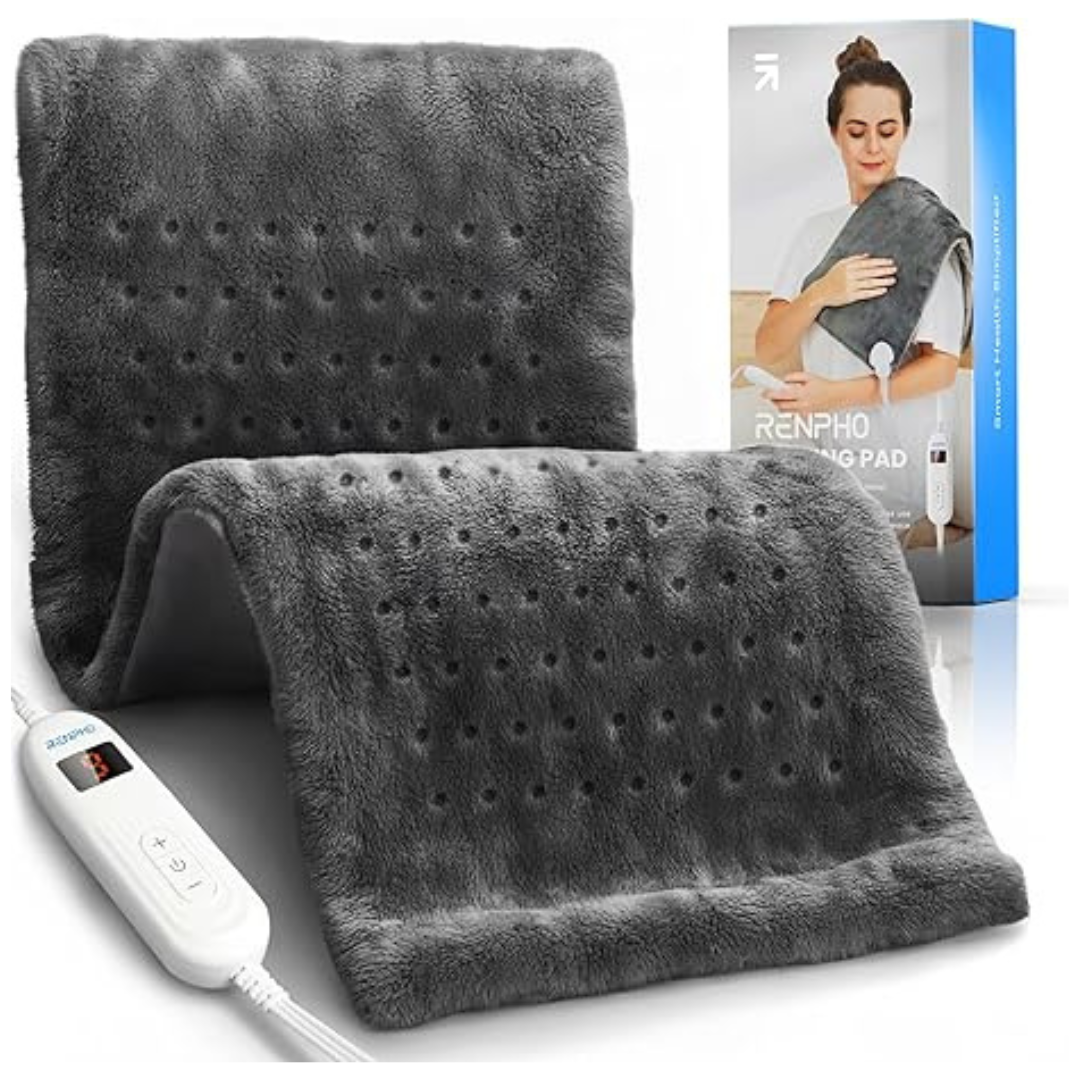 Electric Heat Pad For Neck And Shoulder, 12" x 24"