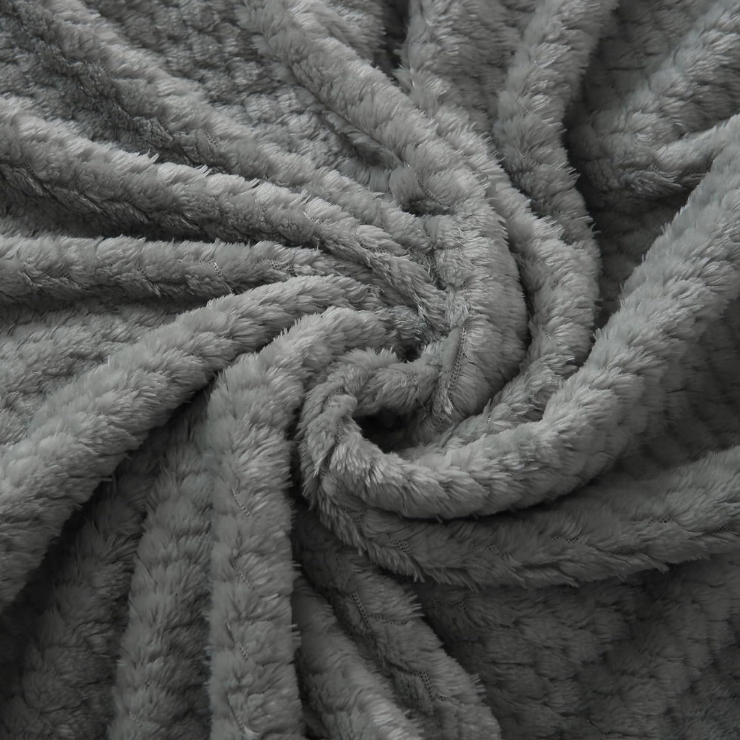 Fuzzy Soft Cozy Throw Blanket For Couch Sofa Bed 50"x60"