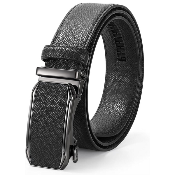 Men's Leather Ratchet Buckle Belt (3 Select Styles)
