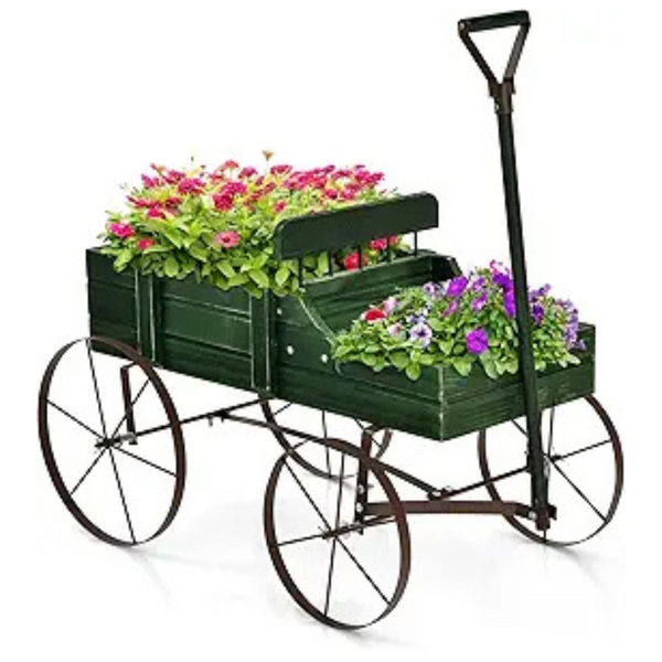 Decorative Garden Bed Small Wagon Planters
