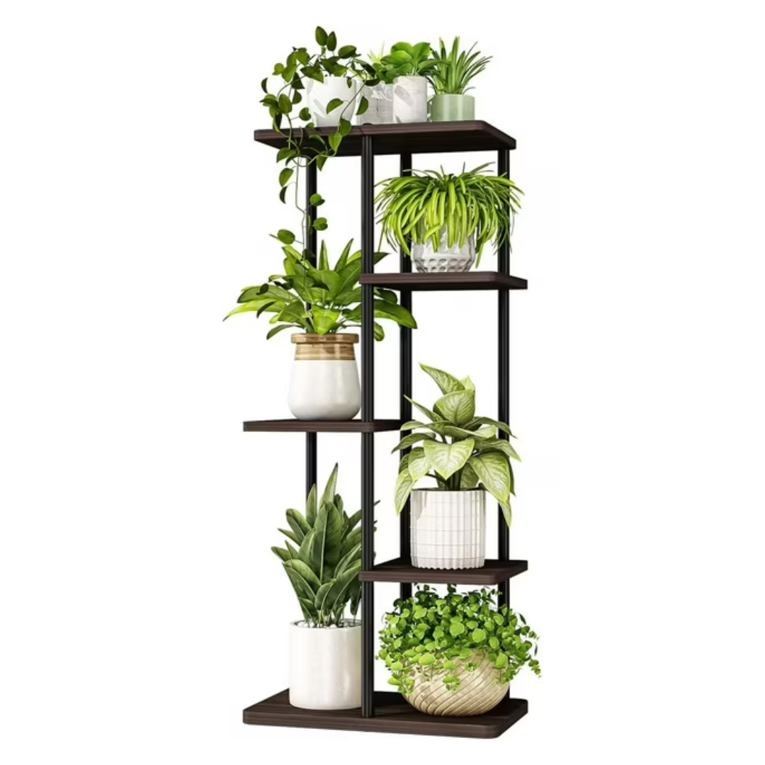 Bamworld 5 Tier Indoor Corner Plant Stand