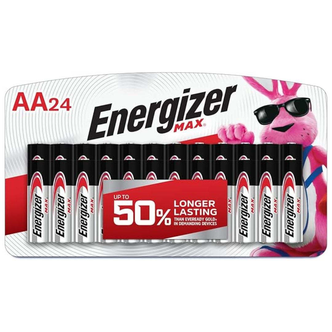 24-Count Energizer Max AA Alkaline Batteries