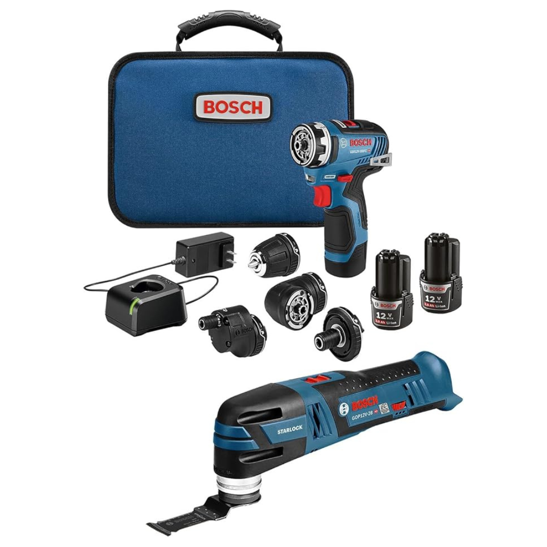 Bosch GXL12V-270B22 2-Tool Combo Kit With Chameleon Drill/Driver