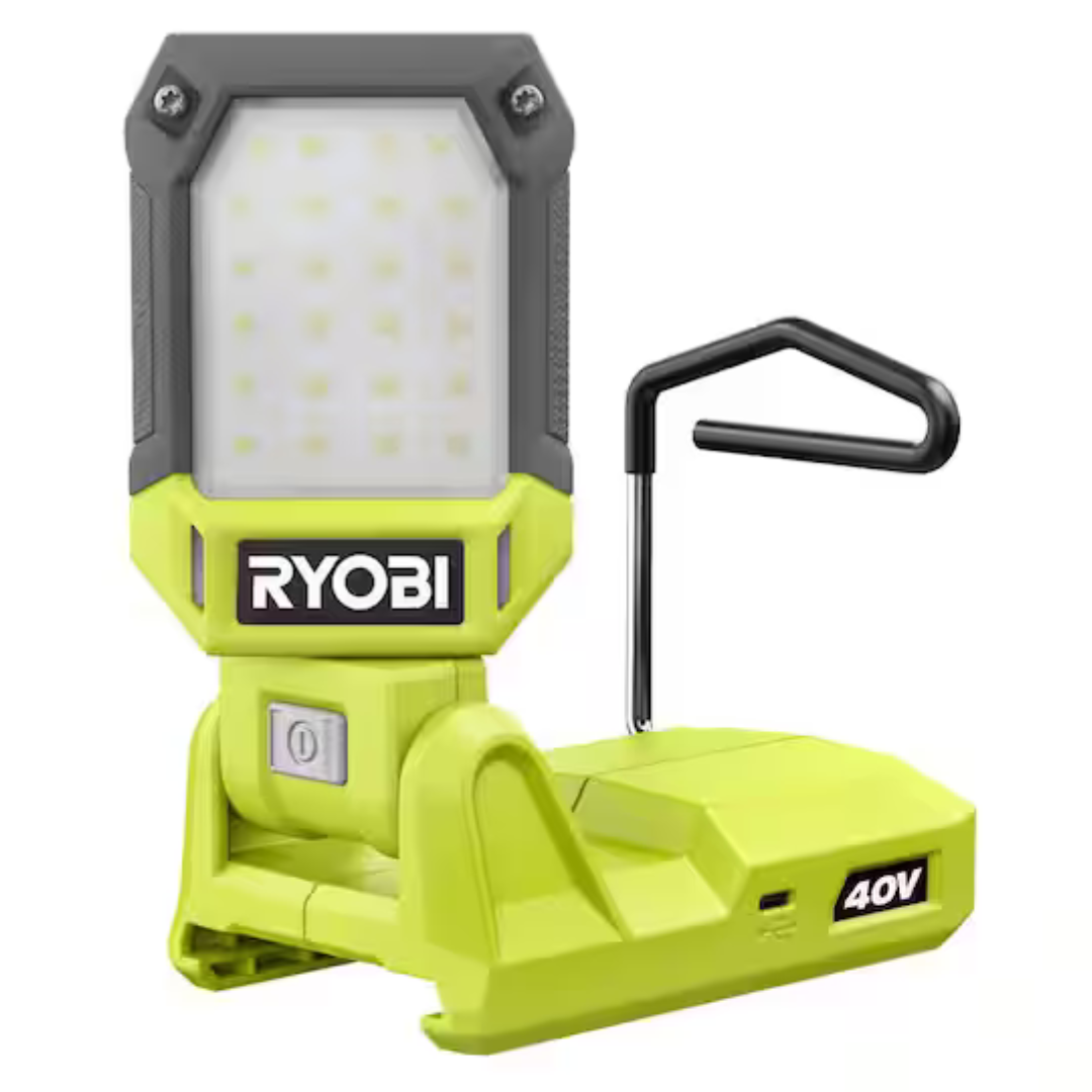 Ryobi 40V Cordless Battery Topper LED Work Light (Tool Only)