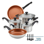 12-Piece Classic Traditions Cookware Induction Pots & Pans Set