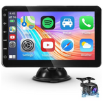 Lieucyst Portable Car Stereo Wireless Apple CarPlay Dash
