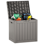 East Oak 31 Gallon Indoor/Outdoor Storage Box With Lockable Lid