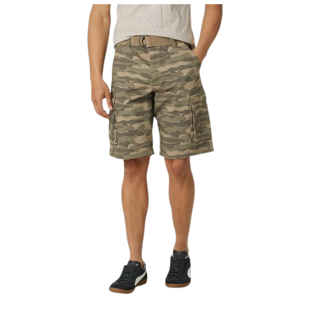 Lee Men's Dungarees New Belted Wyoming Cargo Shorts