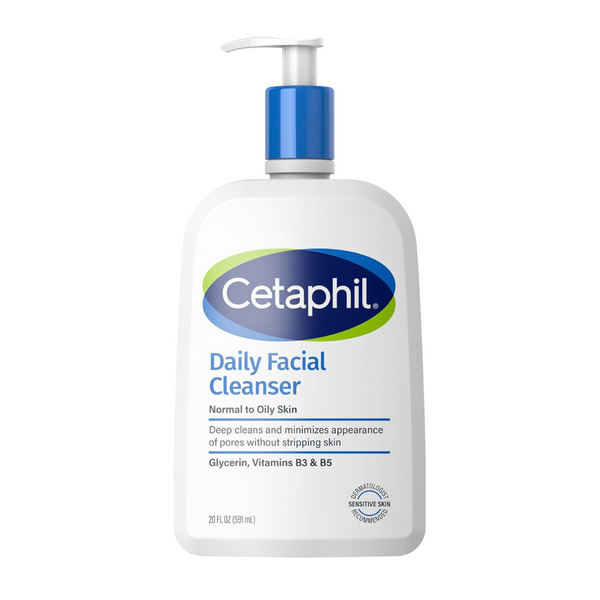 Cetaphil Face Wash, Daily Facial Cleanser For Sensitive (20 oz)