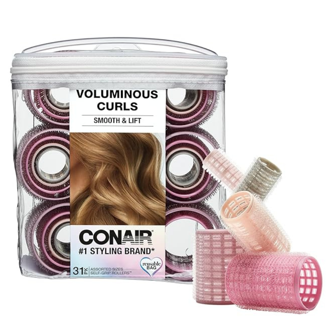 31-Count Conair Heatless Curls Hair Roller w/ Storage Case