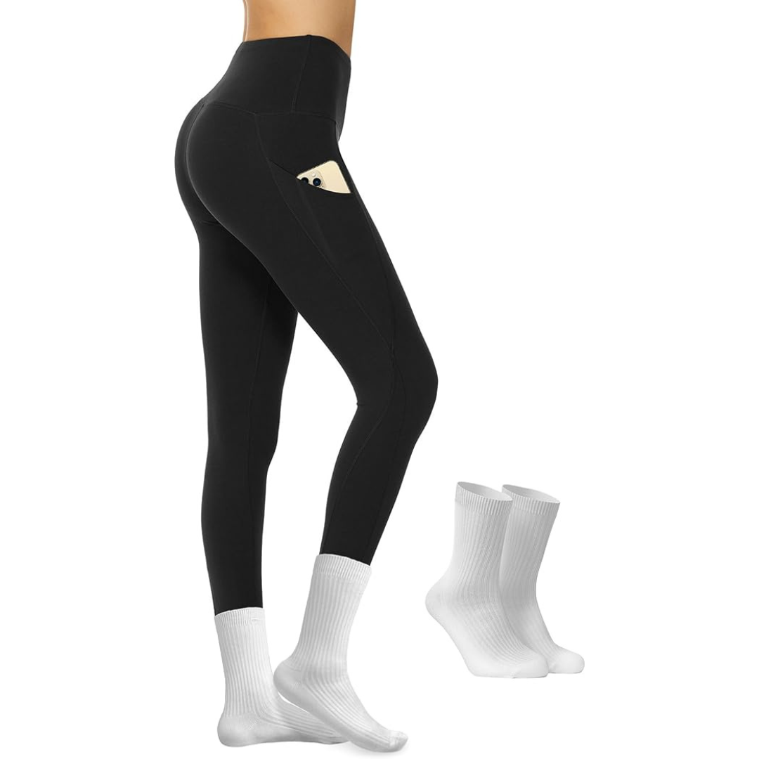 Women's High Waisted Workout Yoga Legging with Pockets (select colors/sizes)