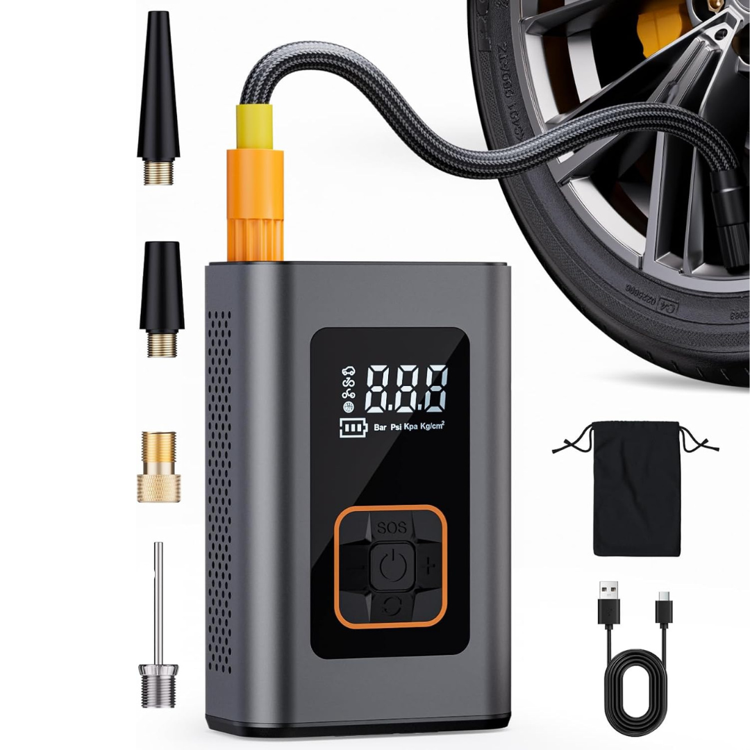 180PSI Smart Portable Air Compressor Tire Inflator