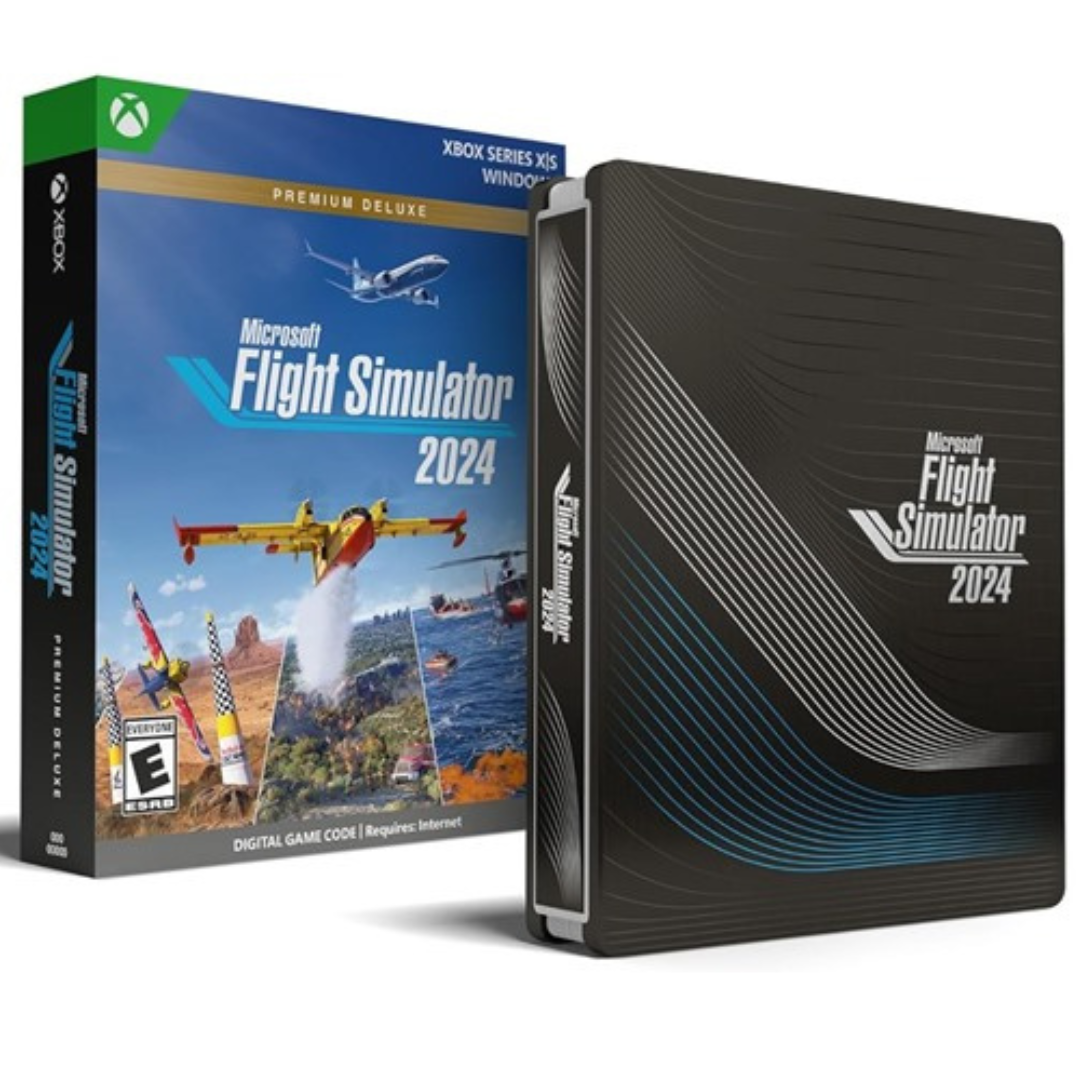 Microsoft Flight Simulator 2024 Premium Deluxe SteelBook Edition for Xbox Series X|S
