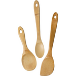 3-Piece Joyce Chen Burnished Bamboo Stir Fry Set (Natural)