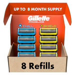 8-Count Gillette Mens Razor Blade Refills 4 ProGlide Chill Cartridges