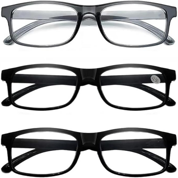 3 Pack Men's Anti-blue Light Anti-fatigue Glasses