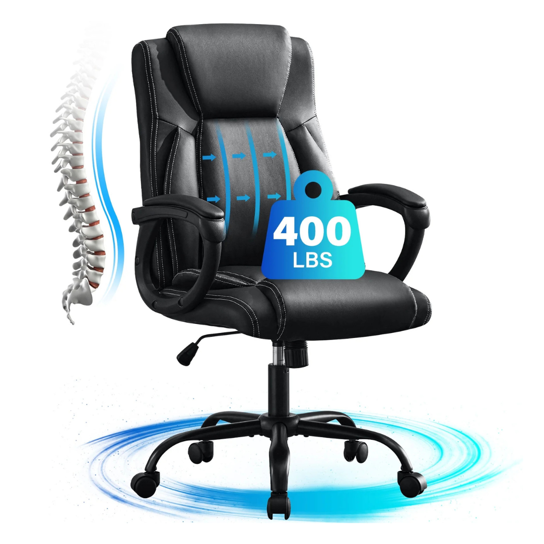 Jonpony Ergonomic Computer Big And Tall Office Chair