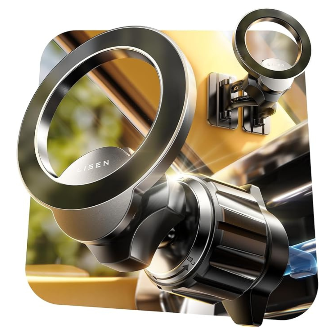 LISEN Magnetic Car Dash / Vent Phone Holder For iPhone