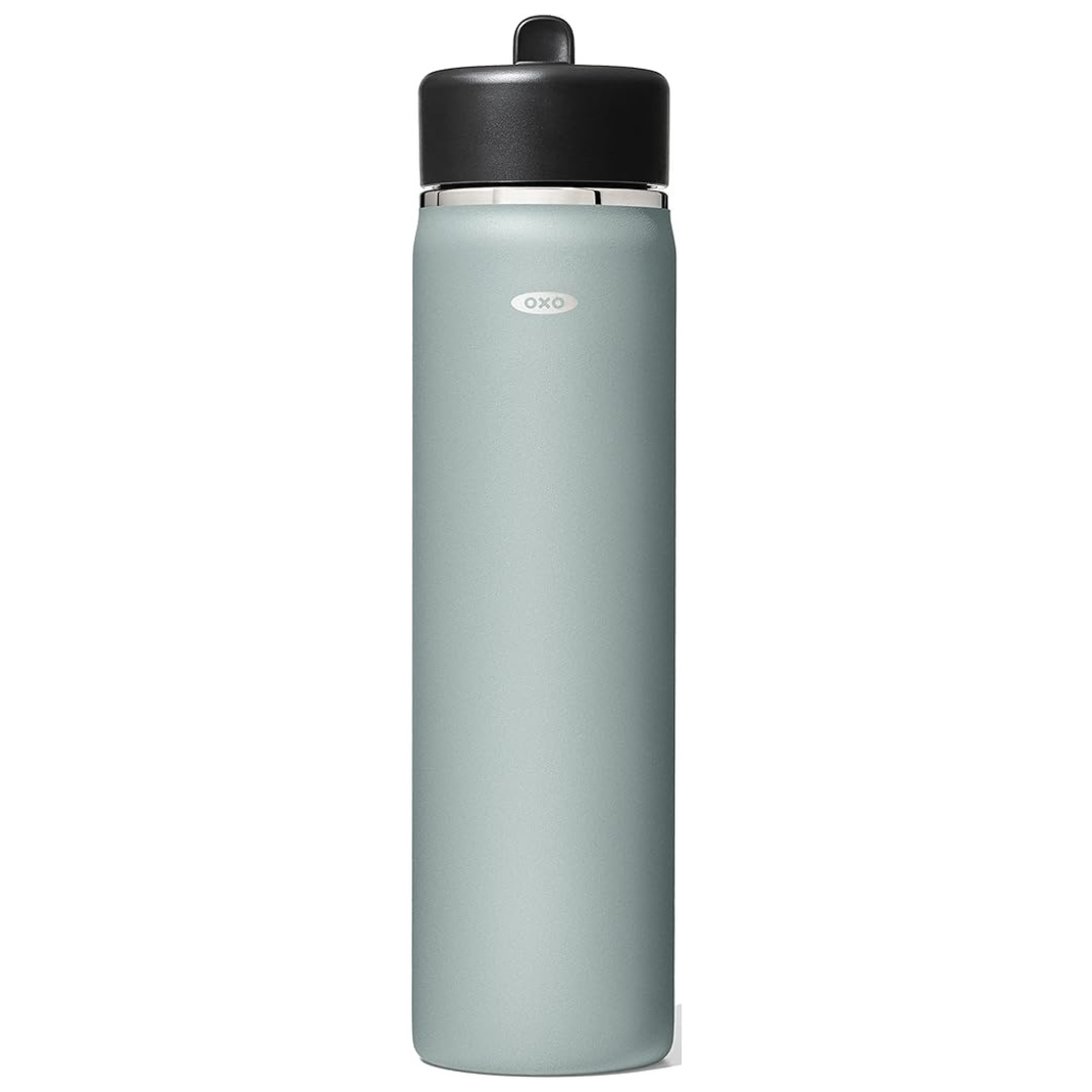 OXO Strive 16oz Wide Mouth Water Bottle With Straw Lid