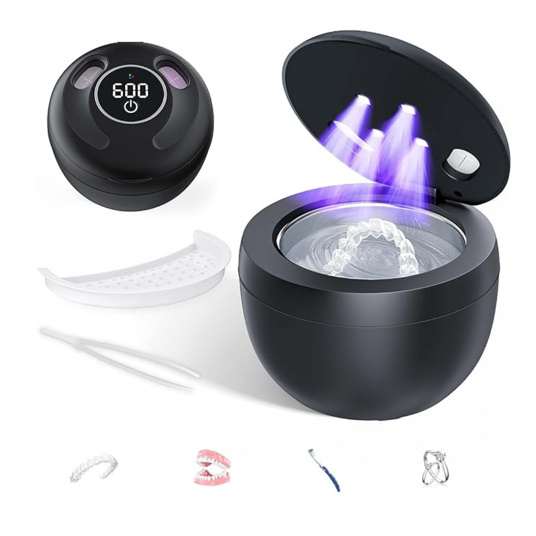 45kHz Ultrasonic Retainer Cleaner For Dentures