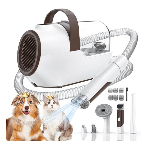 Ozumek Dog Grooming Vacuum With Pet Clipper Nail Grinder