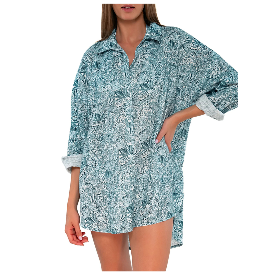 Sunsets Women's Delilah Shirt Cover-Up