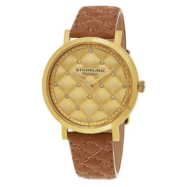 Stuhrling Women's Audrey Gold Dial Watch