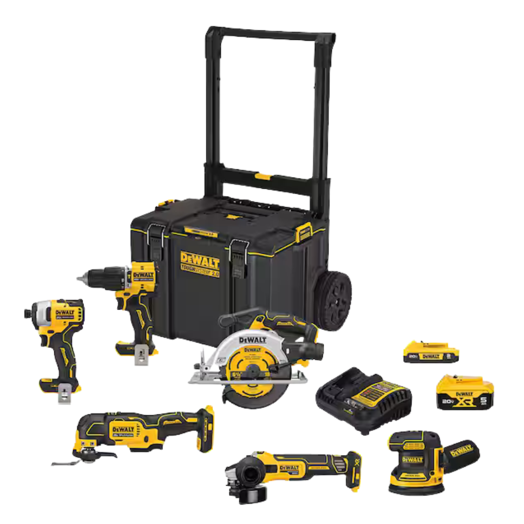 DEWALT 20-Volt MAX ToughSystem Lithium-Ion 6-Tool Cordless Combo Kit
