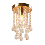 Diisunbihuo Crystal Ball Ceiling Flush Mount Mini Chandelier