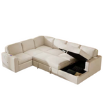 Harper & Bright Designs 115.6" U-Shape Sectional Sofa W/ Storage