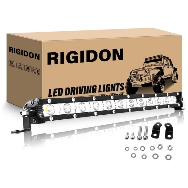 60W 13" Slim Single Row Light Bar