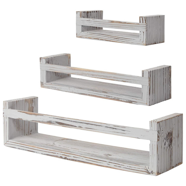 Set Of 3 Wall Floating Shelf