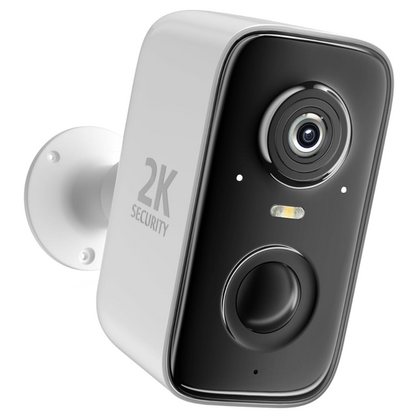 Rraycom 2K Battery Powered AI Motion Detection Wireless Security Camera