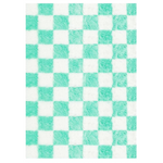 5ft x 8ft Non-Slip Super Soft Washable Fluffy Checkered Rug