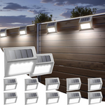 12-Pack Otdair Outdoor Waterproof Solar Deck Lights
