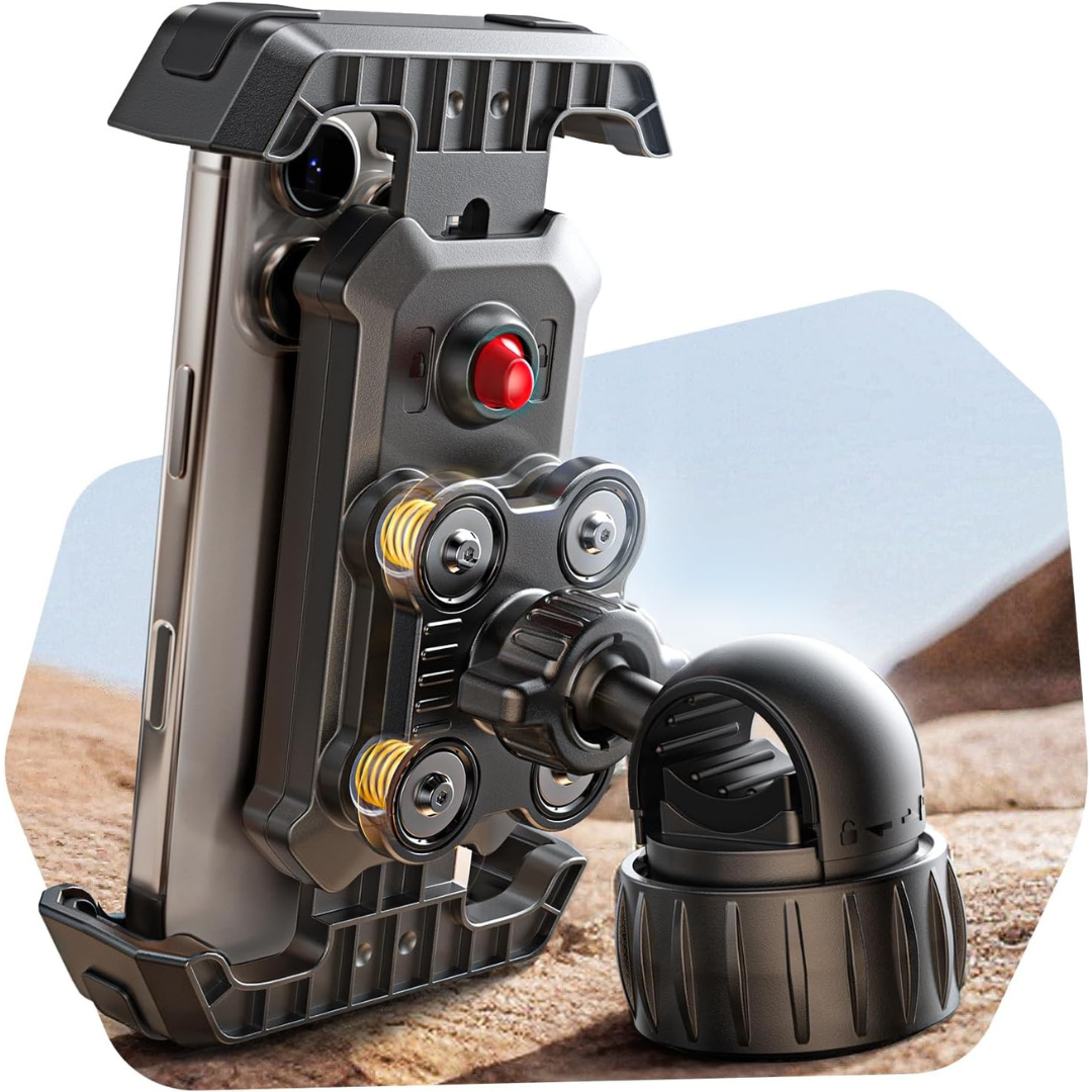 Lisen Bike Phone Holder Mount with Anti-Vibration