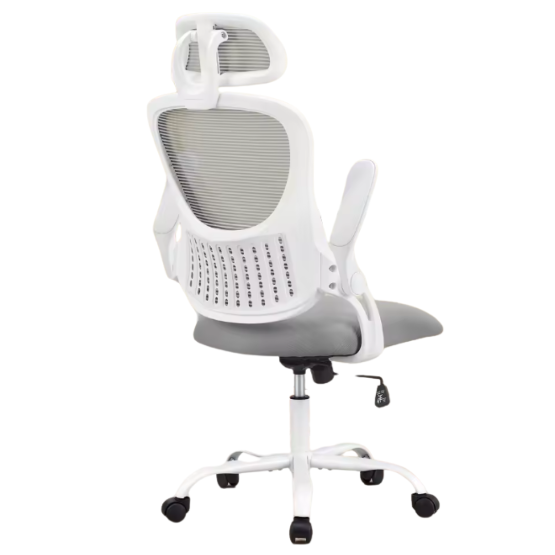 Mesh Ergonomic Office Computer Desk Chair With Flip-up Arms
