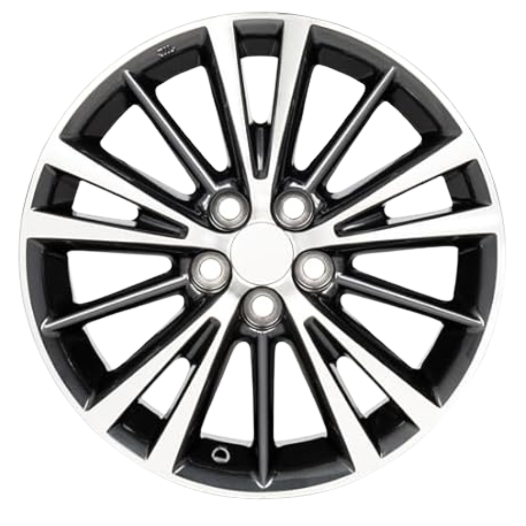 Road Ready For Toyota Corolla 16" Black Machine Face Aluminum Rim