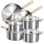10-Piece Carote Stainless Steel Cookware Set