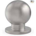 50 Pack Round Brushed Nickel Cabinet Knobs
