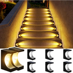 8-Pack Solar Powered Waterproof Step Lights