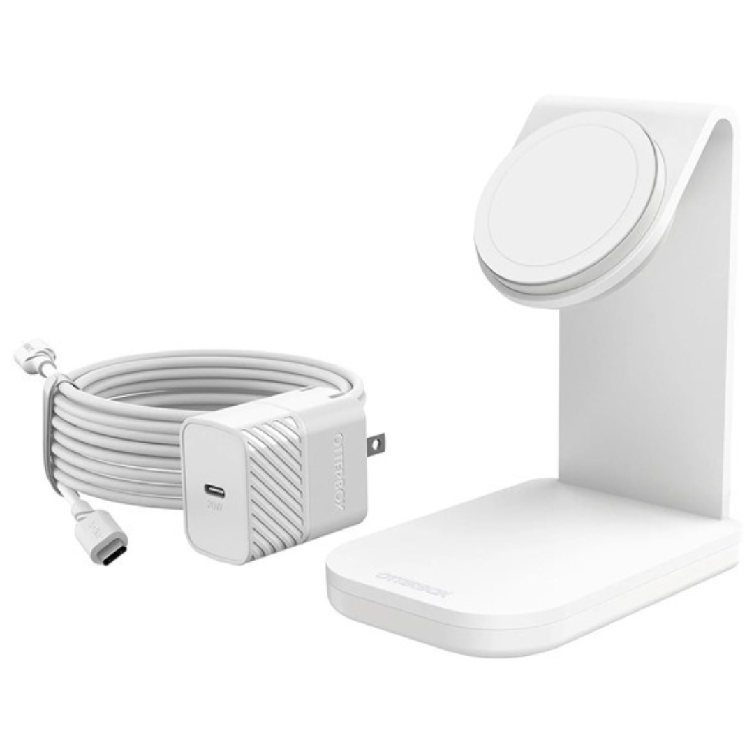 OtterBox 15W MagSafe Wireless Charging Stand w/20W Wall Charger