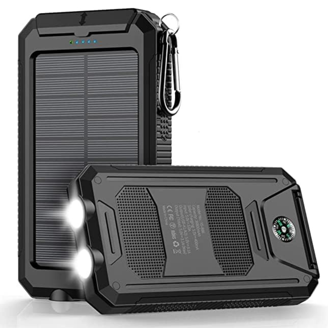 KAPURUI 36800mAh Portable Power Bank with Flashlight