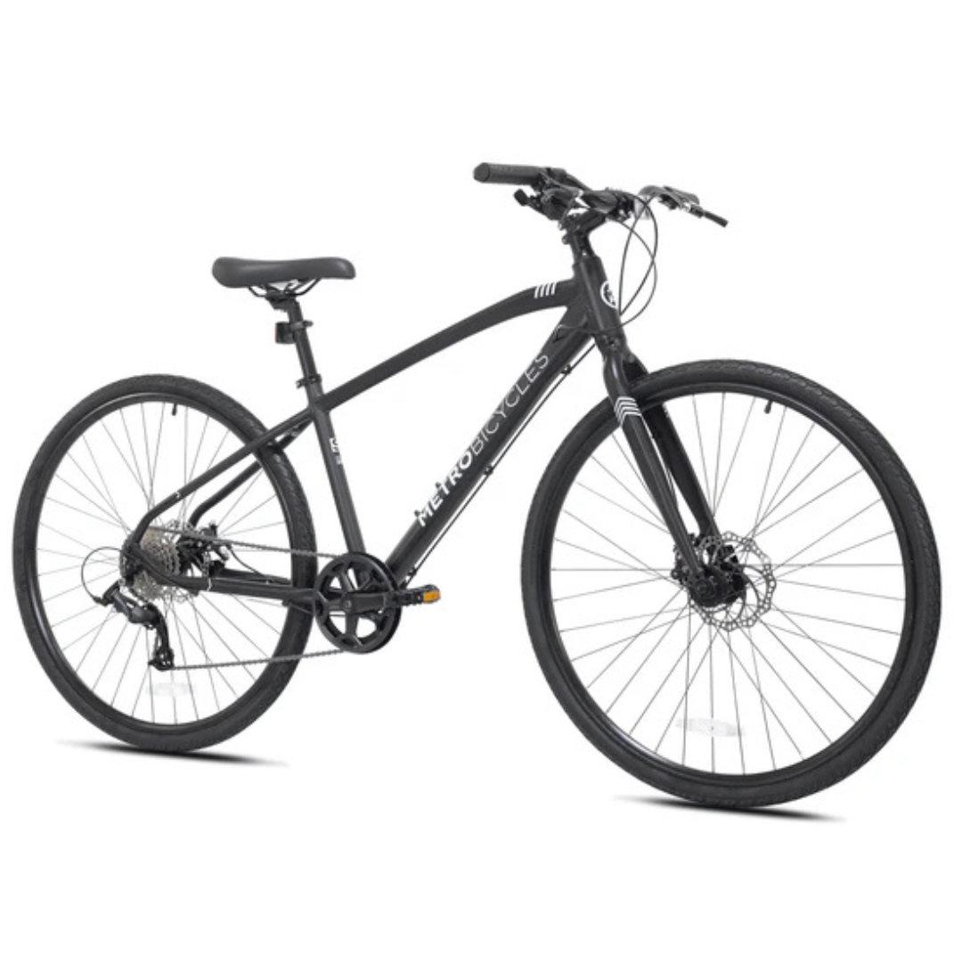 Metro H1 700C Hybrid Commuter Bike (Black)