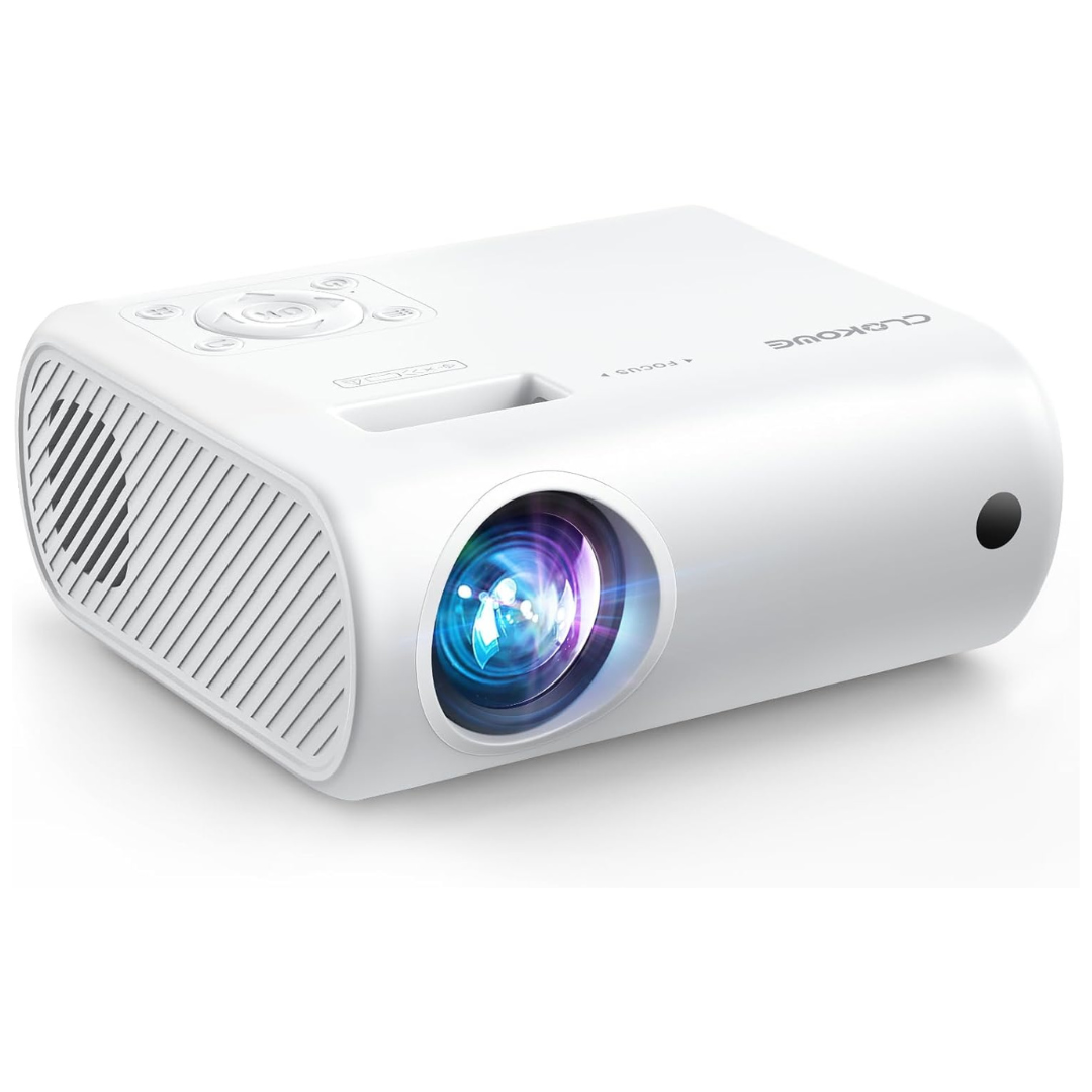 Clokowe 9000 Lux Full HD Portable Mini Projector