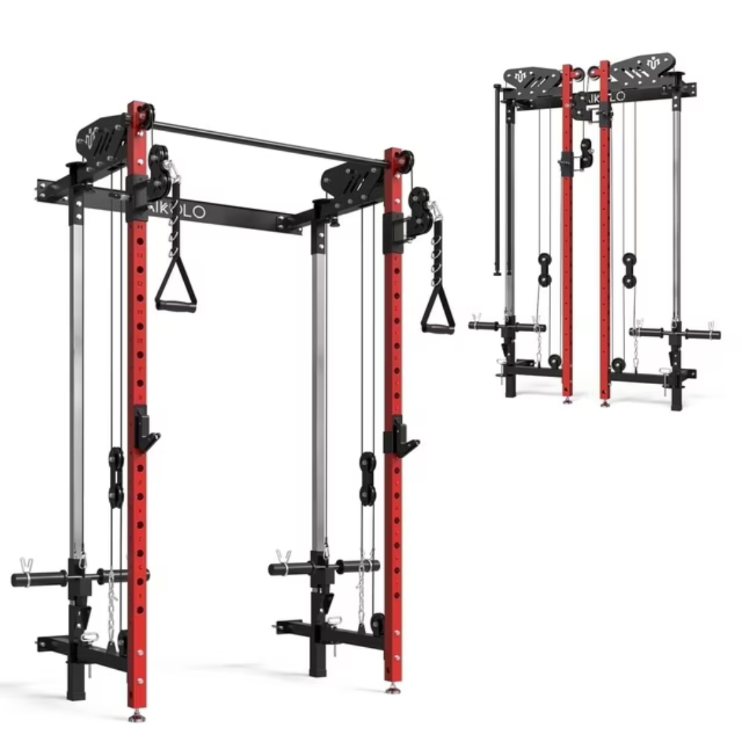 Mikolo Wall Mounted Squat Rack Power Cage