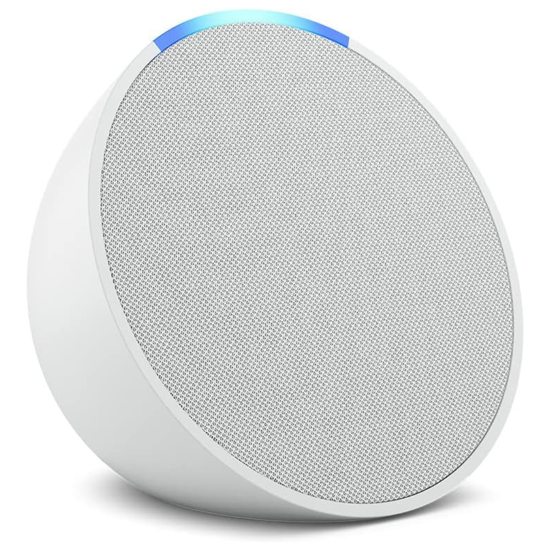 Amazon Echo Pop, An Alexa Device (Newest Model) + Get Free WiZ Smart Light Bulb