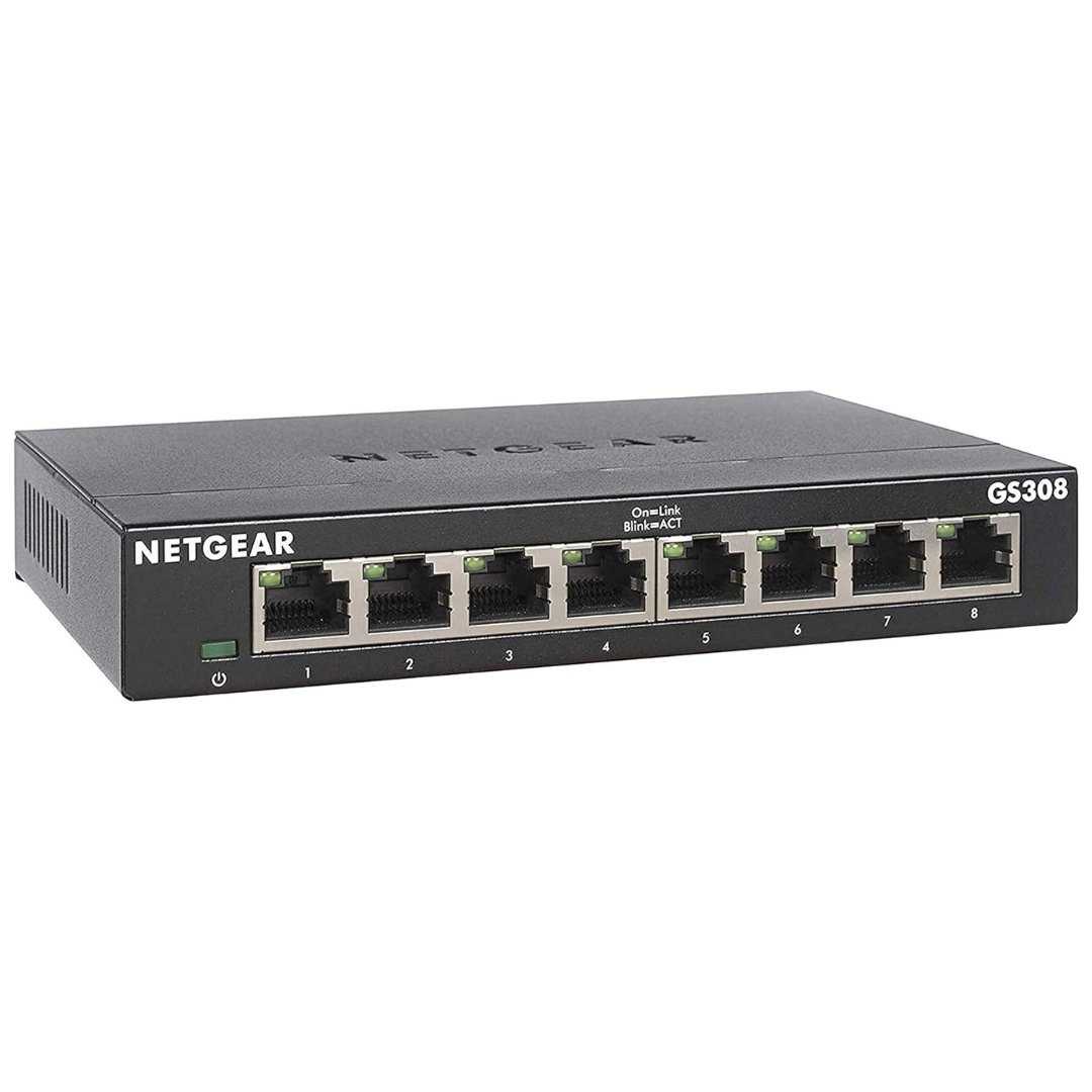 Netgear GS308 8-Port Gigabit Ethernet Unmanaged Desktop Switch